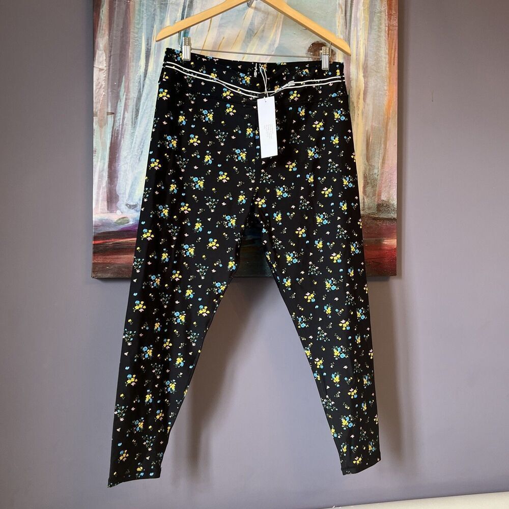 NWT Adam Selman Sz XL-XXL Sport Leggings Hi-Rise Wildflower Print  💖Floral